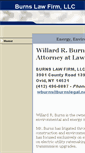 Mobile Screenshot of burnslegal.net